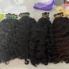 Bulk Hair (No weft hair-can be wefted or braided)