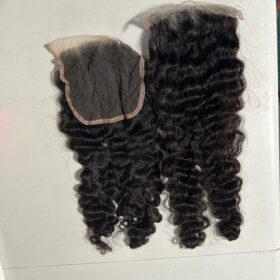 HD High Spec Coarse Curly 5x5 Border Closure