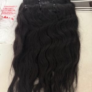 Wavy Young Donor Thicker Strand (Medium Coarse) Clip Ins 150 gram sets